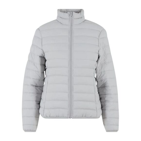 New Morning Studios Womens/Ladies Lightweight Puffer Jacket / Light Asphalt